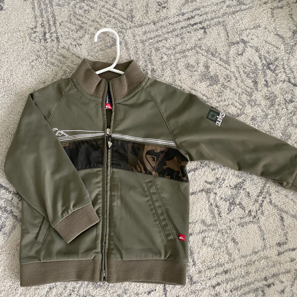 Toddler quicksilver zip-up jacket